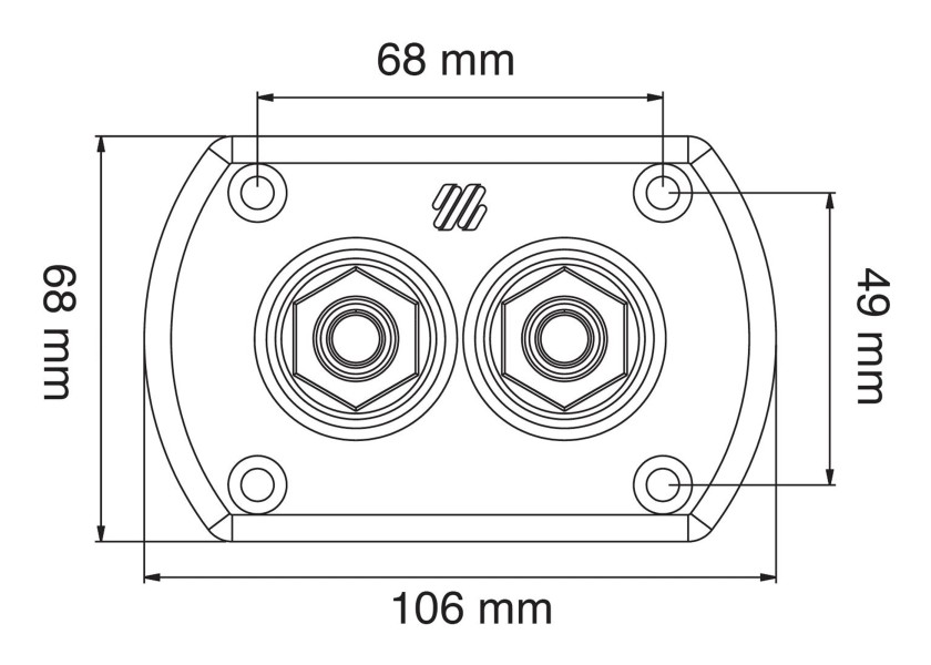 Купить ULTRAFLEX 43166E Double Thru-Hull R9CH / для гидравлических линий 7ft.ru в интернет магазине Семь Футов