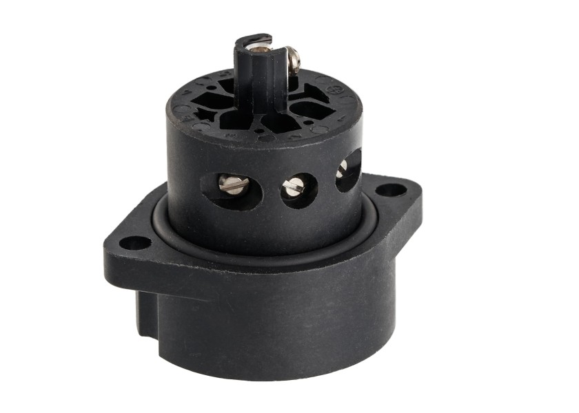 Купить Philippi 402200007 Serie 692 16A 7 Штыревой штекер  Black 7ft.ru в интернет магазине Семь Футов