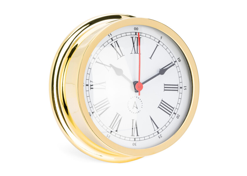 Купить AUTONAUTIC PACIFIC 120 Quartz Clock / Roman numerals / gold-plated 50284-bvs 7ft.ru в интернет магазине Семь Футов