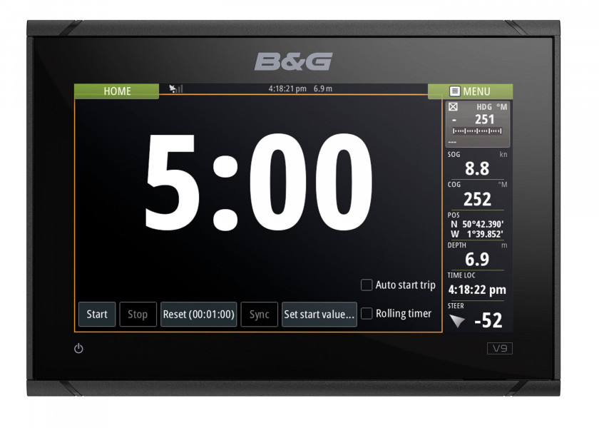 Купить B&G 000-13214-001 Vulcan9 FS С картографией Черный  No Transducer  7ft.ru в интернет магазине Семь Футов