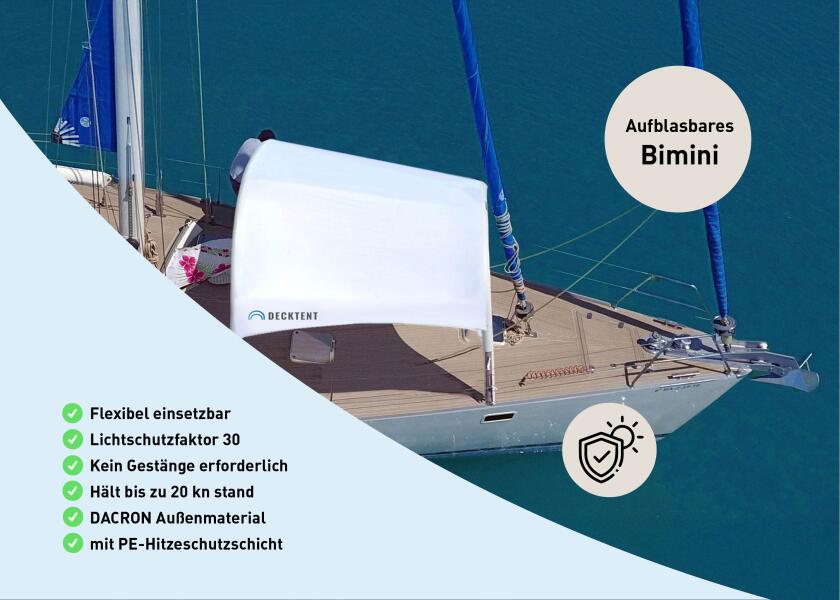 Купить DECKTENT Inflatable Bimini / size M / white 32294-bvs 7ft.ru в интернет магазине Семь Футов