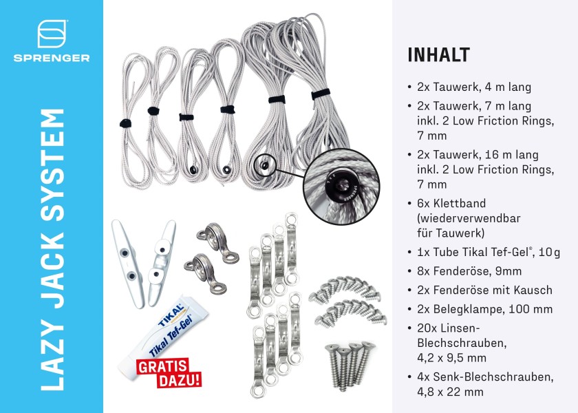 Купить SPRENGER LAZY JACK System / up to 30 feet 31216-bvs 7ft.ru в интернет магазине Семь Футов
