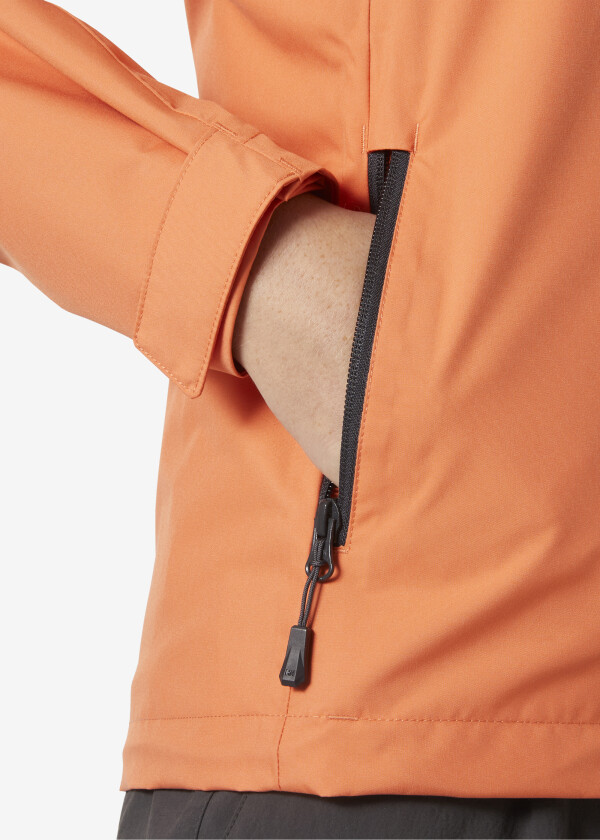 Купить HELLY HANSEN 34448_304-L Женская парусная куртка Crew 2.0 с капюшоном / костер / Размер одежды: L 7ft.ru в интернет магазине Семь Футов