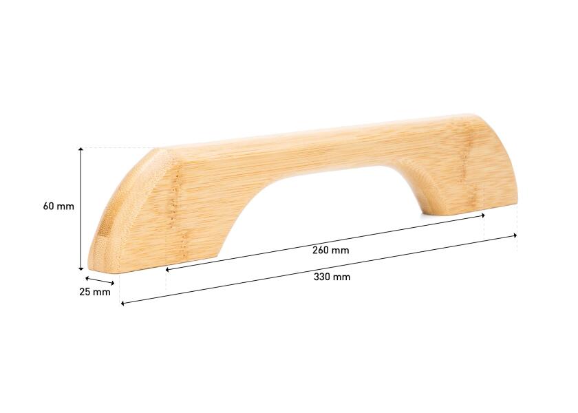 Купить PLASTIMO Bamboo Handrail 33 cm / 1 handle 31637-bvs 7ft.ru в интернет магазине Семь Футов