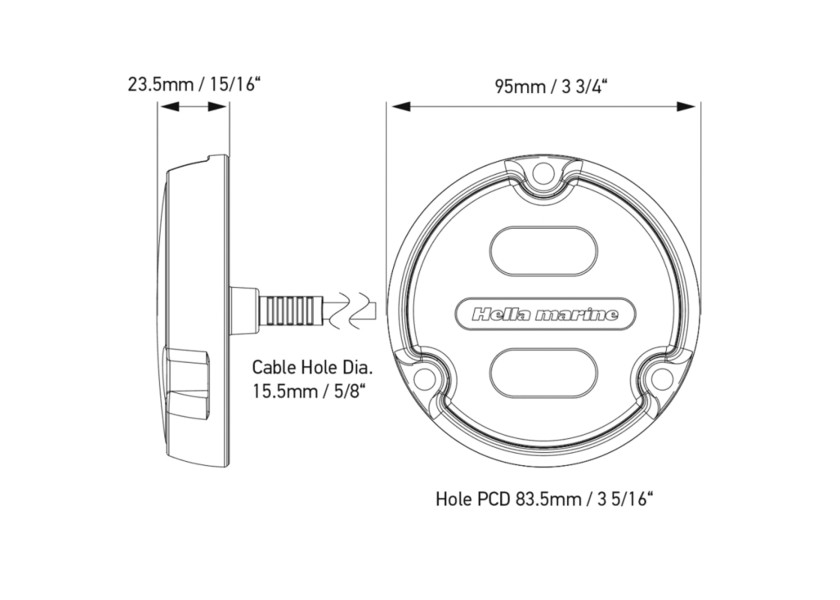 Купить HELLA MARINE APELO A2 RGB Underwater LED Light / bronze / white 33360-bvs 7ft.ru в интернет магазине Семь Футов