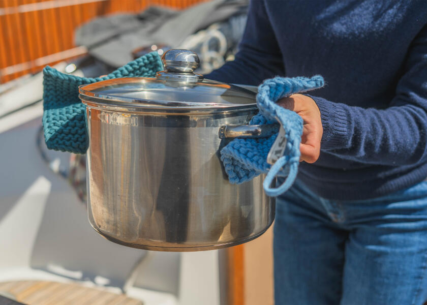 Купить SVB Pot Holder/ petrol green 30860-bvs 7ft.ru в интернет магазине Семь Футов