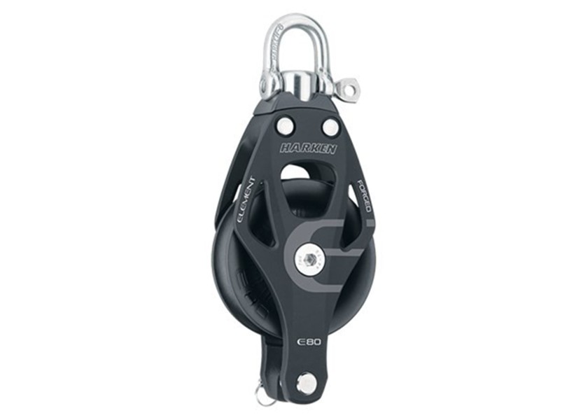 Купить Harken 6291 80 Mm Одиночный поворотный шкив с бекетом Черный Black / Silver 7ft.ru в интернет магазине Семь Футов