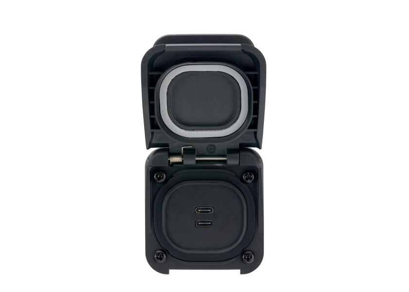 Купить Scanstrut sc-v-usb-01 Внешняя розетка Ventura Dual USB-C Black 10x12x8 7ft.ru в интернет магазине Семь Футов