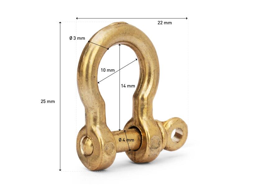 Купить Латунная дужка для лука / Длина: 30 мм 11732-bvs 7ft.ru в интернет магазине Семь Футов