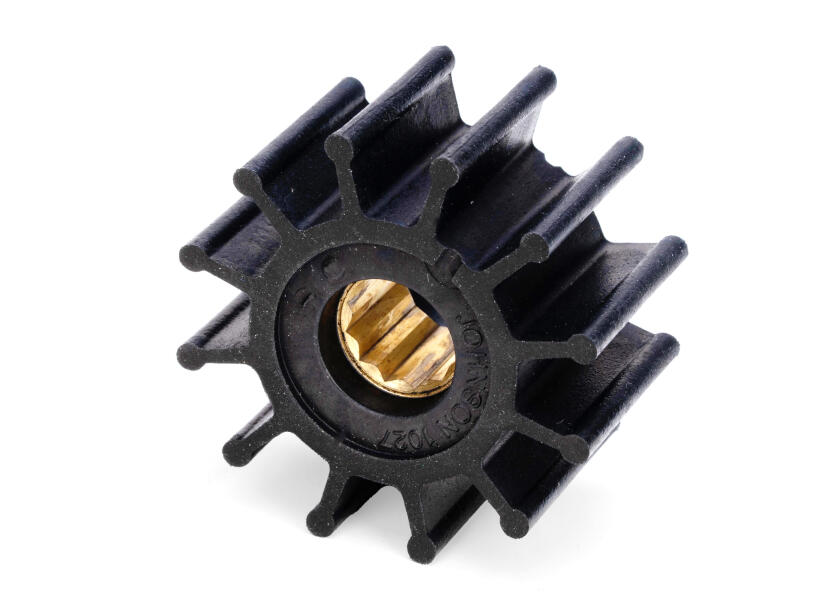 Купить Импеллер со шлицами Johnson Pump 1027B 09-1027B-9 Ø57,1х31,5 посадочное Ø16мм 12 лопастей из чёрного маслостойкого нитрила 7ft.ru в интернет магазине Семь Футов