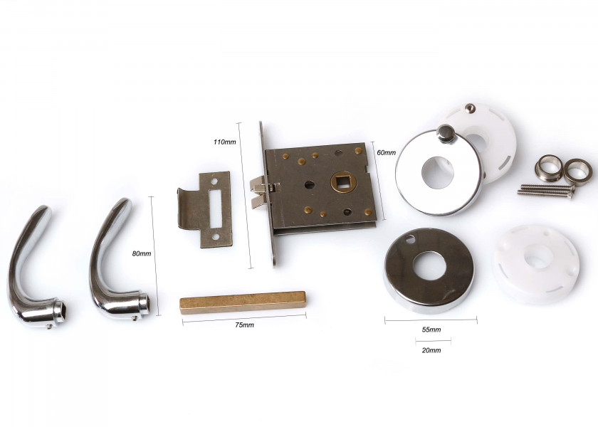 Купить Mortise Lock with Locking Mechanism 88302-bvs 7ft.ru в интернет магазине Семь Футов