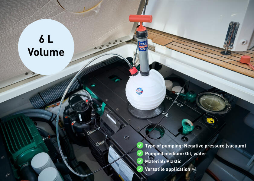 Купить PELA Oil Extractor Pump PL 6000 57103-bvs 7ft.ru в интернет магазине Семь Футов