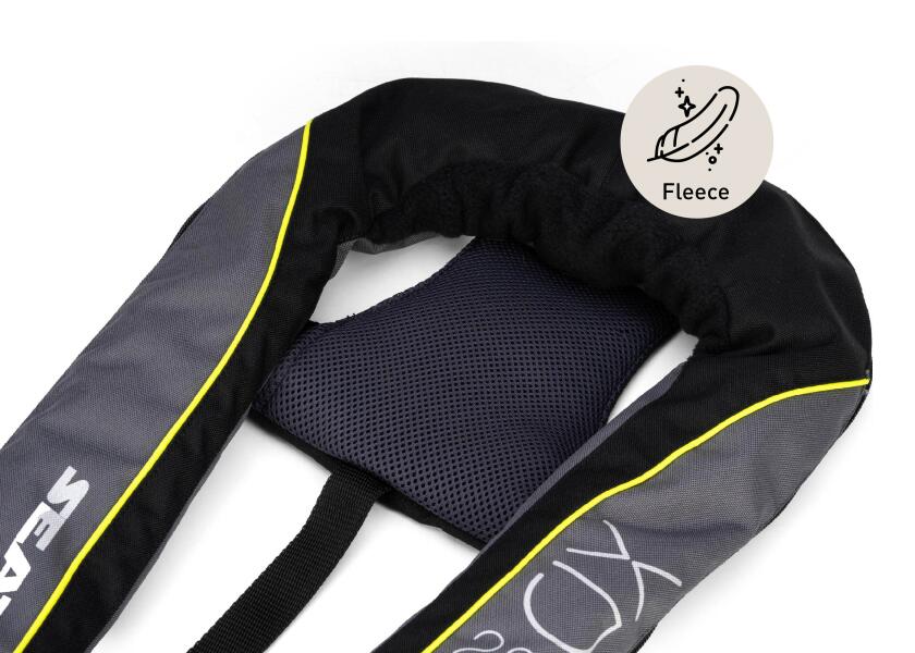 Купить SEATEC 27207 XD 220 Спасательный жилет / антрацитовый / со страховочным тросом 7ft.ru в интернет магазине Семь Футов