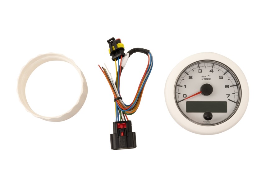 Купить VDO Oceanlink Master Tachometer / 7000 RPM / 85 mm / white 27159-bvs 7ft.ru в интернет магазине Семь Футов