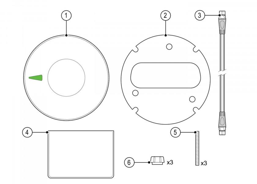 Купить Raymarine E70310 Raystar 150 Антина Белая 7ft.ru в интернет магазине Семь Футов