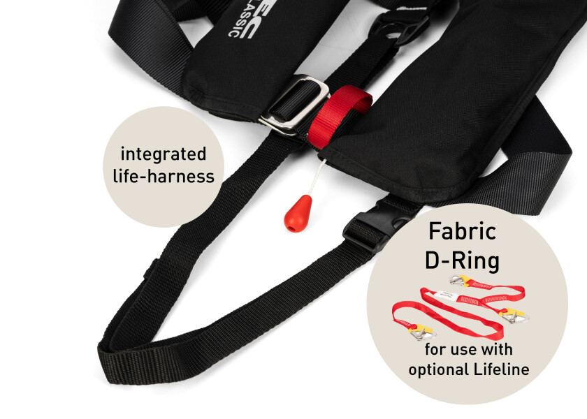 Купить SEATEC Спасательный жилет CLASSIC 165 / черный / комплект из 2 шт. 7ft.ru в интернет магазине Семь Футов