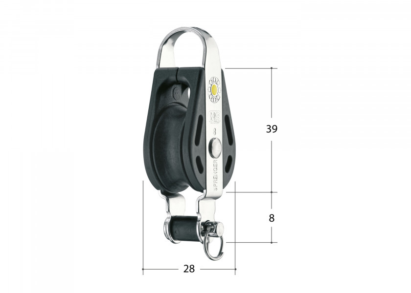 Купить SPRENGER S Block with Becket and Bracket / 8 mm / plain bearing 44561-bvs 7ft.ru в интернет магазине Семь Футов