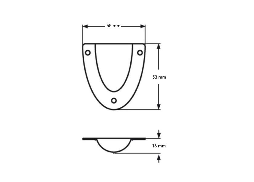 Купить Small Scupper / 53 x 55 mm 10087-bvs 7ft.ru в интернет магазине Семь Футов
