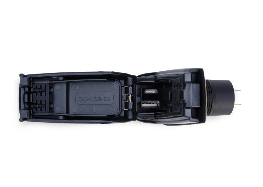 Купить Водонепроницаемый зарядный порт Scanstrut ROKK Charge Pro SC-USB-03 12–24В 36/60Вт USB-A/USB-C IPX6 Ø39х94мм быстрая зарядка PD и QC черный 7ft.ru в интернет магазине Семь Футов