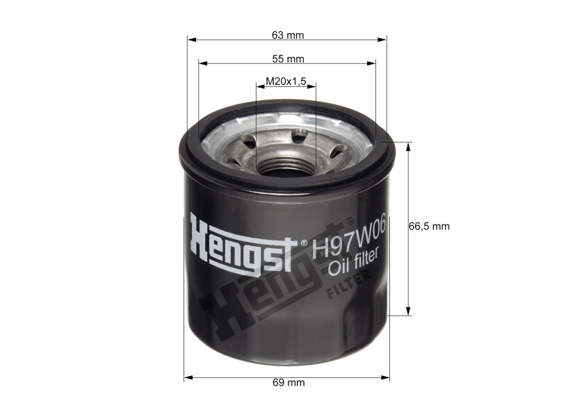 Купить HENGST H97W06 Масляный фильтр для Yanmar, Honda/Mercury/Mariner/Tohatsu и Nanni 60157-bvs 7ft.ru в интернет магазине Семь Футов