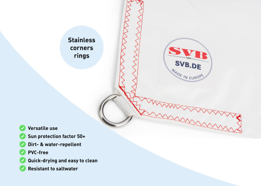 Купить SVB Square Sunsail / white / 2.5 x 2.5 m 48399-bvs 7ft.ru в интернет магазине Семь Футов