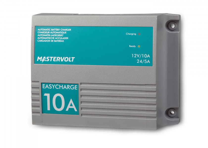 Купить Стационарное водонепроницаемое зарядное устройство Mastervolt EasyCharge 10A 43321000 12/24/120/230 В 10 А для АКБ до 120 Ач 7ft.ru в интернет магазине Семь Футов