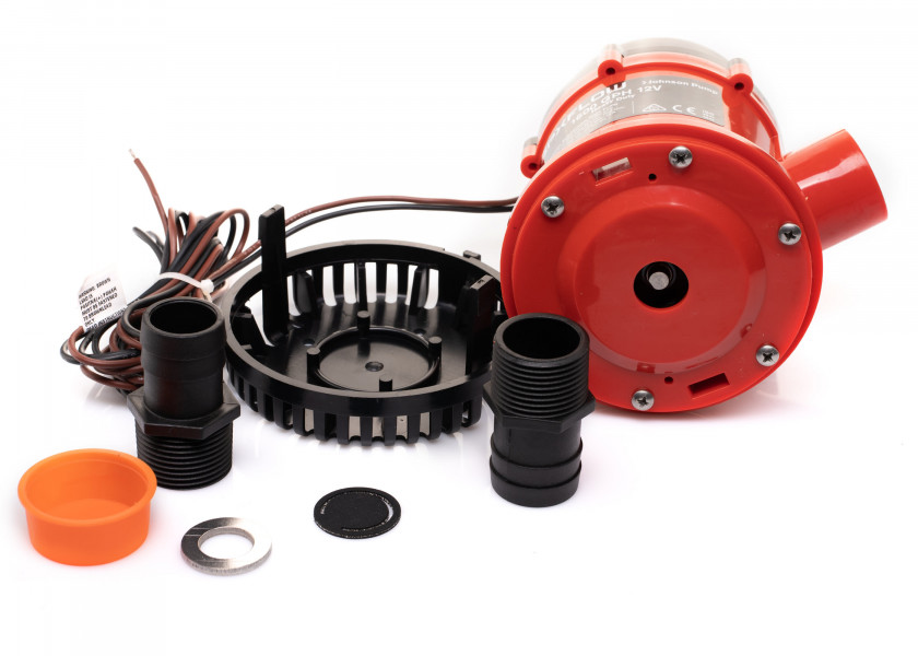 Купить Помпа трюмная Johnson Pump Heavy Duty Bilge 1600GPH 32-1600-02 24В 3,5А 100л/мин под шланг Ø29/38мм погружная высокопроизводительная 7ft.ru в интернет магазине Семь Футов