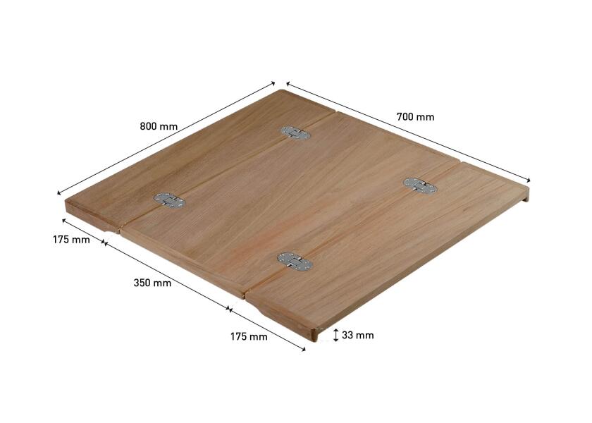 Купить ARC Foldable Teak Table Top with Edge / 800 x 700 mm 12958-bvs 7ft.ru в интернет магазине Семь Футов