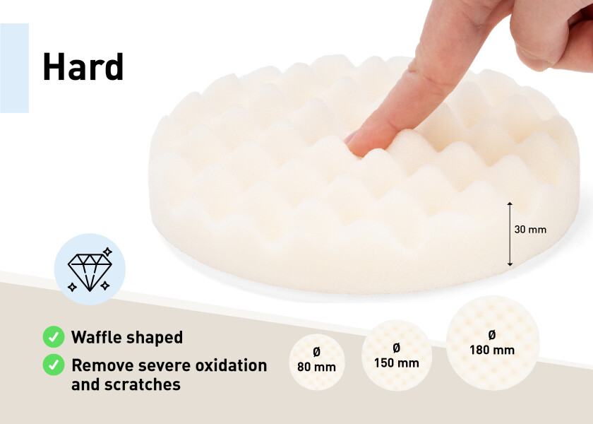 Купить SEATEC Губка полировальная/вафельная/жесткая / Ø: 150 мм 7ft.ru в интернет магазине Семь Футов
