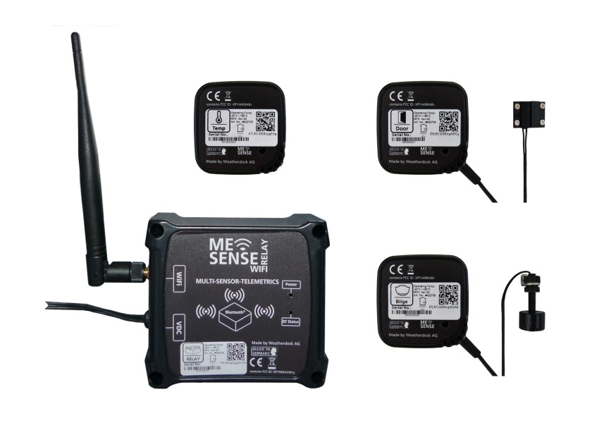 Купить WEATHERDOCK ME SENSE Advanced Set / WiFi-Relay, Magnetic Door Contact, Temperature & Bilge Sensor 30926-bvs 7ft.ru в интернет магазине Семь Футов