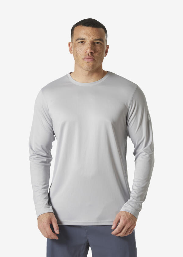 Купить HELLY HANSEN 49582_853-2XL Мужская рубашка с длинными рукавами HH TECH CREW 2.0 / светло-серый / Размер одежды: XXL 7ft.ru в интернет магазине Семь Футов