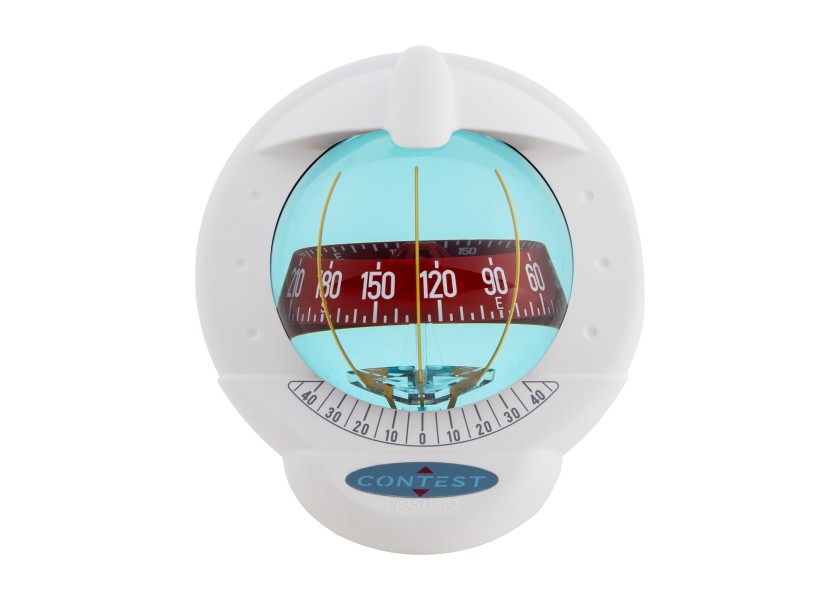Купить Компас Plastimo 64417 Contest 101 Ø100мм 16,7х15х11,8см 12/24В с подсветкой врезной вертикальный белый с красной конической картушкой  для судна 9м+ 7ft.ru в интернет магазине Семь Футов