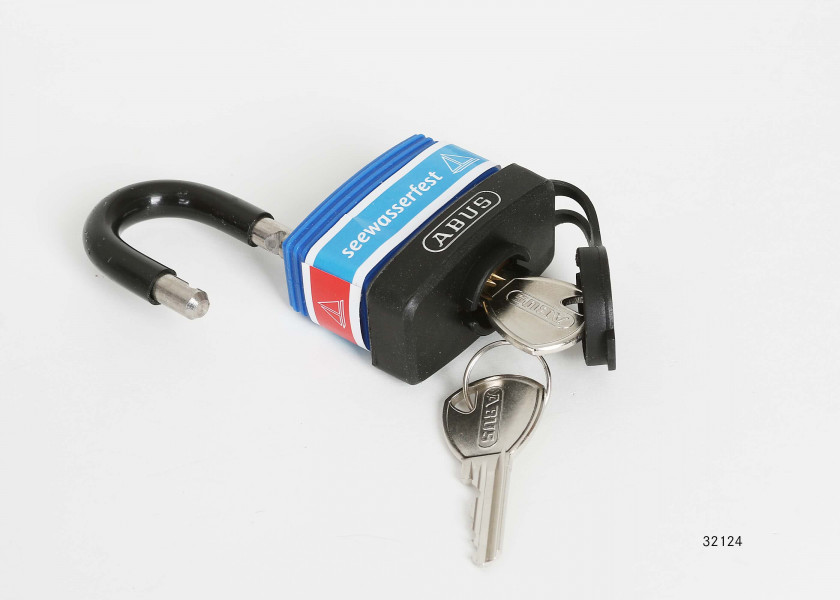 Купить ABUS 271502 AQUA SAFE 70IB Навесной замок/кронштейн длина 24,5 мм 32124-bvs 7ft.ru в интернет магазине Семь Футов