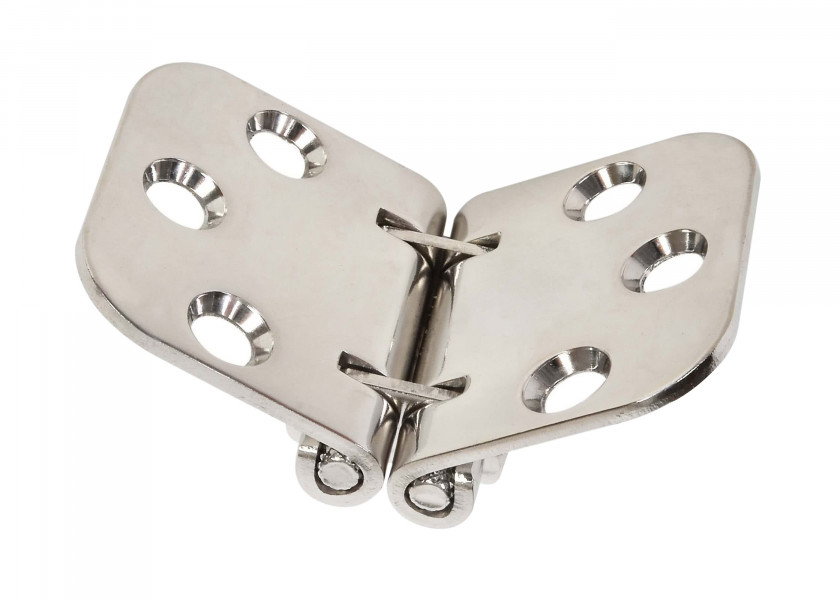 Купить Петля для складного стола Roca 440159 70x40x2мм из полированной нержавеющей стали AISI316 7ft.ru в интернет магазине Семь Футов