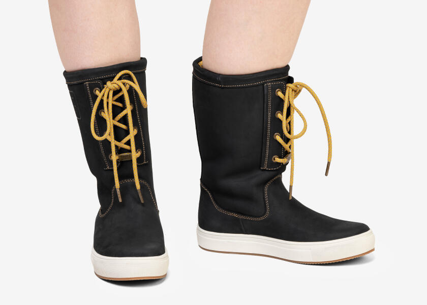 Купить BOATBOOT Кожаные ботинки на шнуровке / темно-синий / Размер обуви: 38 7ft.ru в интернет магазине Семь Футов