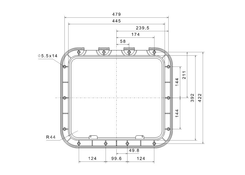 Купить Plastic Inspection Hatch / rectangular / white / 517 x 463mm 32072-bvs 7ft.ru в интернет магазине Семь Футов