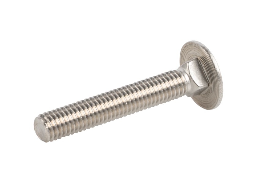 Купить Винт с квадратной головкой и круглой головкой / DIN 603 / ISO 8677 / V4A / Диаметр резьбы: M10; Длина винта: 40 мм 7ft.ru в интернет магазине Семь Футов