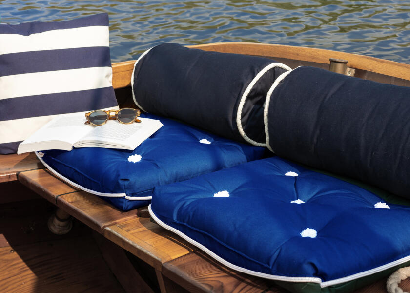 Купить Triple Kapok Cushion / royal blue 57366-bvs 7ft.ru в интернет магазине Семь Футов