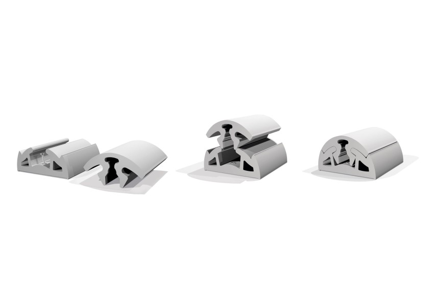 Купить TESSILMARE BINO40 PVC Profile / white / per metre 44634-bvs 7ft.ru в интернет магазине Семь Футов