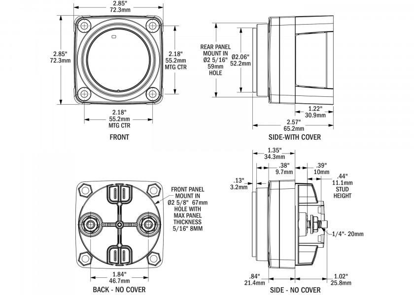 Купить BLUE SEA 7635 Монитор батареи 75399-bvs 7ft.ru в интернет магазине Семь Футов