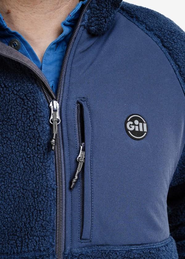 Купить Gill 1704-NAV02-L Флисовая на молнии Cromerty Голубой Dark Navy L 7ft.ru в интернет магазине Семь Футов