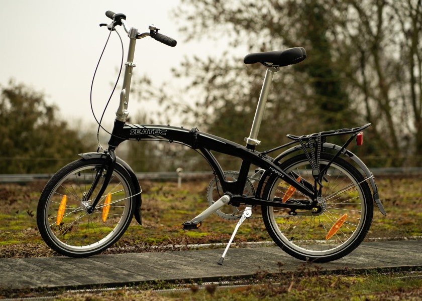 Купить SEATEC MARIN Aluminium Compact Folding Bike / 20 inch / black 86184-bvs 7ft.ru в интернет магазине Семь Футов