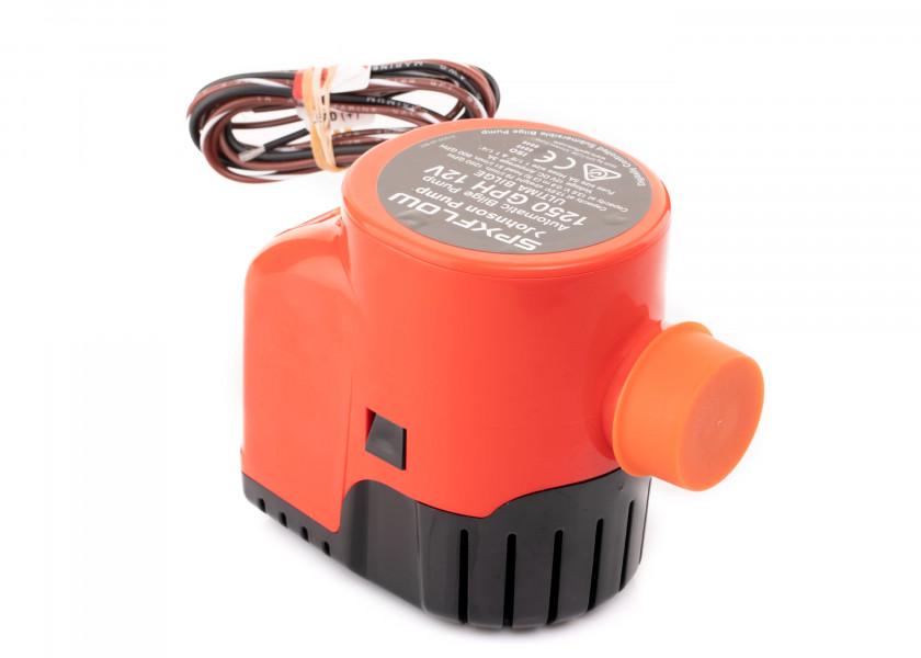 Купить Трюмная помпа Johnson Pump Ultima Bilge 1250 GPH 32-47261-005 12В 3А 79л/мин 142х82х117мм для откачивания дренажных вод со встроенным выключателем 7ft.ru в интернет магазине Семь Футов