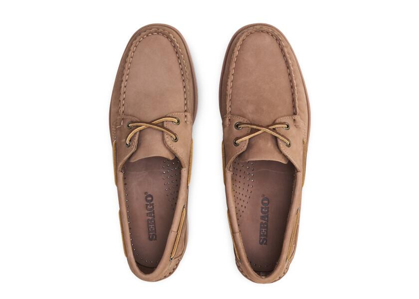 Купить SEBAGO Мужская обувь DOCKSIDES Portland Nubuck/темно-бежевый / Размер обуви: 41,5 7ft.ru в интернет магазине Семь Футов
