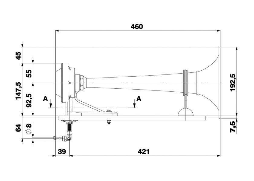 Купить MARCO 15000613 Одобренный звуковой сигнал компрессора / черный / Рабочее напряжение: 24 В 30577-bvs 7ft.ru в интернет магазине Семь Футов