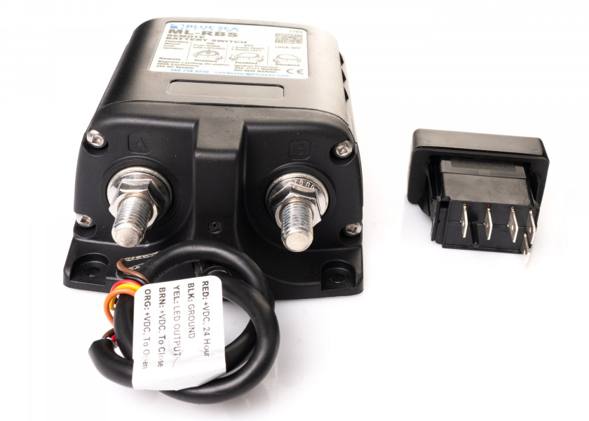 Купить Автоматический переключатель АКБ Blue Sea ML-RBS 7702 24В 500А с дистанционным ручным управлением 7ft.ru в интернет магазине Семь Футов