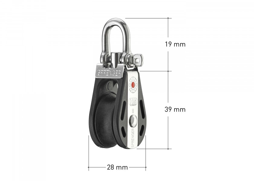Купить SPRENGER S Block with Swivel and Clamping Set / 8 mm / ball bearing 44594-bvs 7ft.ru в интернет магазине Семь Футов