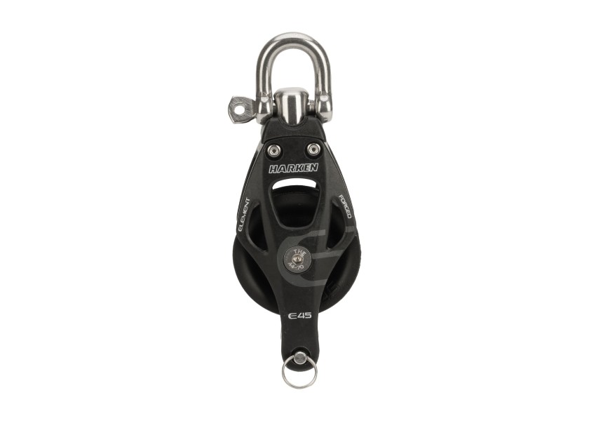 Купить Harken 6231 45 Mm Одиночный поворотный шкив с бекетом Черный Black / Silver 7ft.ru в интернет магазине Семь Футов