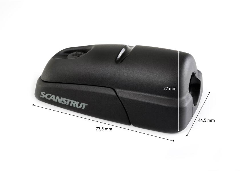 Купить Кабельный проход через палубу из чёрного водонепроницаемого пластика IP68 Scanstrut DS-H10-BLK 6-10 мм с горизонтальным выходом 7ft.ru в интернет магазине Семь Футов