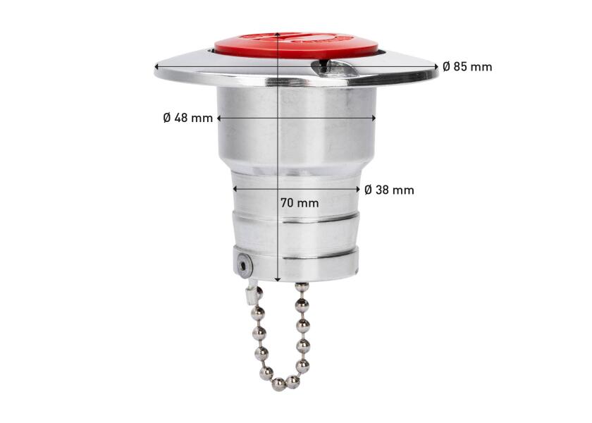 Купить Tank Filler Neck / fuel / red 13574-bvs 7ft.ru в интернет магазине Семь Футов